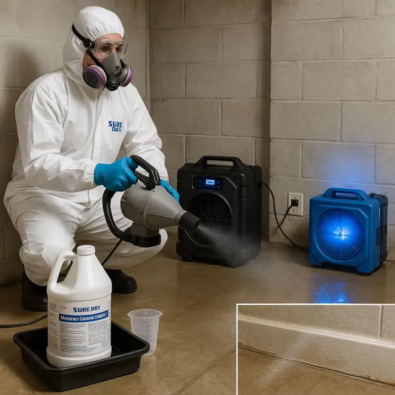 Sanitization and Odor Removal process in Daleville, IN